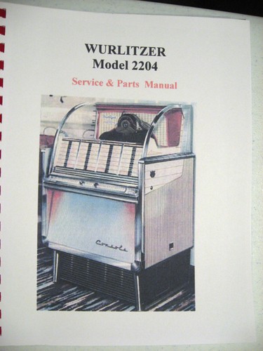Wurlitzer model 2204 jukebox - model,