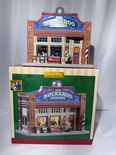 Lemax little buckaroo barbers - little,